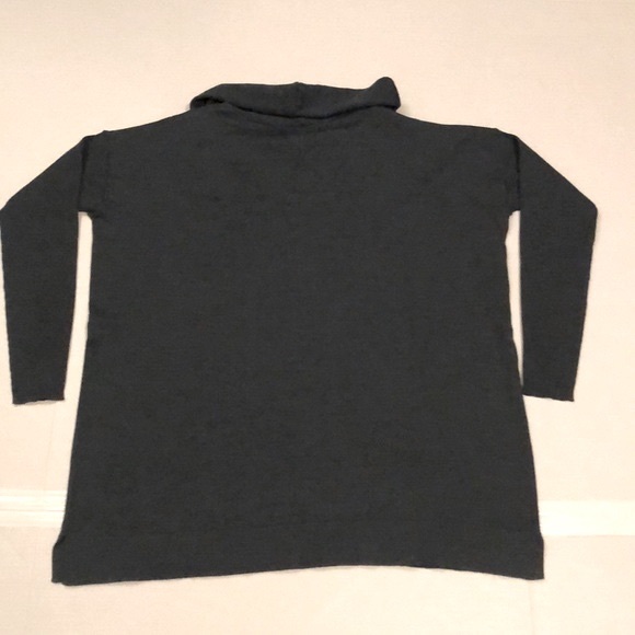 FORTE CASHMERE COWL NECK, DROP SHOULDER, MERINO WOOL AND SILK SWEATER/EUC - Picture 13 of 16